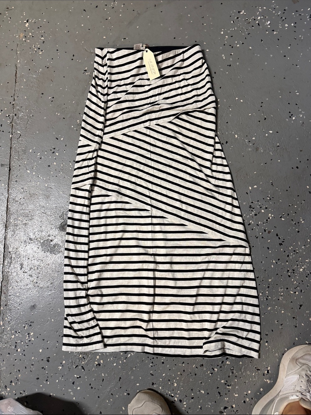 Striped Black & White Women’s Dress